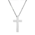 thumbnail image 3 of Collier Croix le Plus Tendance pour Hommes et Femmes Collier Pendentif Croix en Acier Inoxydable Argent, 3 of 8