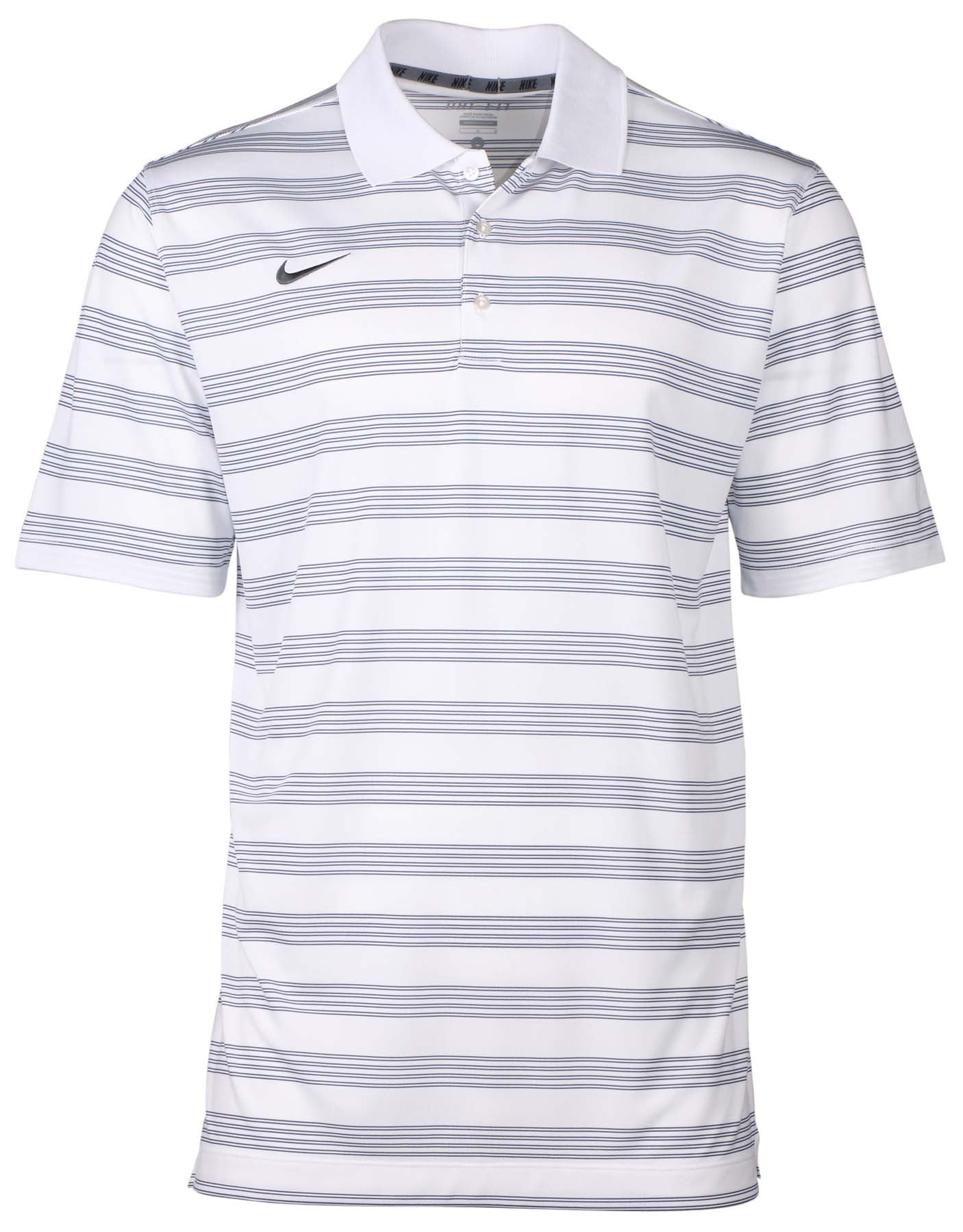 Nike Men's Dri-Fit Game Time Striped Football Polo Shirt - Walmart.com