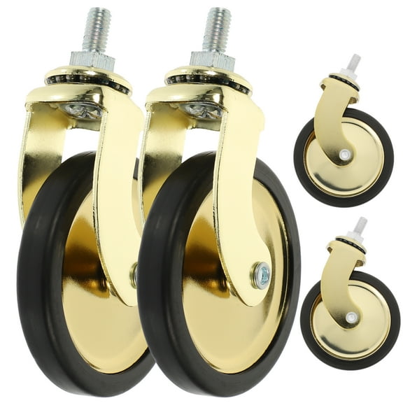 4pcs 3in Household Furniture Caster Wheels Multi-function Universal Wheels Cart Casters Wheels