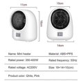 thumbnail image 3 of （US PLUG）Mini Electric Heater 3s Quick Heating Home Electric Heater Hot Fan Heater Overheating Protection Air Heat, 3 of 5