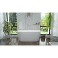 thumbnail image 2 of Dreamline Bt60x2748c Enigma 47" Free Standing Acrylic Soaking Tub - White, 2 of 5