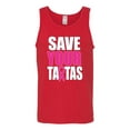 thumbnail image 2 of Save Your Awareness Mens Graphic Tank Top, Red, 3XL, 2 of 3