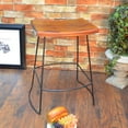 thumbnail image 3 of Carolina Classics Aryan 24" Saddle Seat Counter Stool (Set of 2), 3 of 7