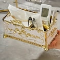 thumbnail image 2 of High-end European-style Tissue Box For Living Room Office Desktop Pen Remote Control Storage Box Upscale Restaurant Napkin Dispenser, 2 of 8