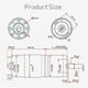 thumbnail image 2 of 42GP-775 24V High Torque Planetary Reduction Motor 440RPM Adjustable Speed Reversible Motor Max Torq, 2 of 5