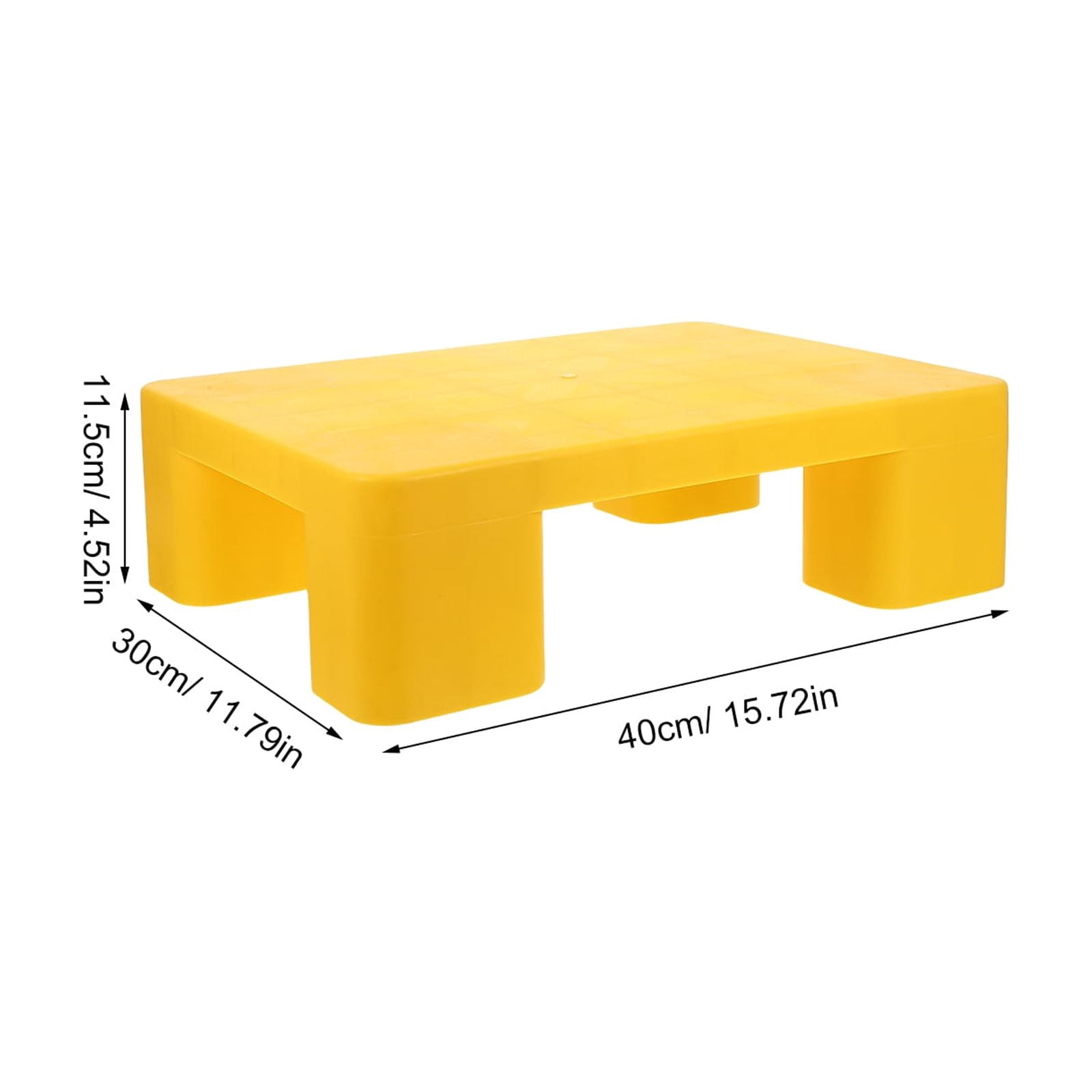 ELAYARD Heavy Load Yellow Plastic Storage Pallet Durable Waterproof Pad for Basement and Rack Storage