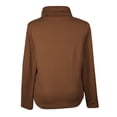 thumbnail image 2 of Suéter Simply Basic para Mujer, con Cuello Ruso Manga Larga Moka Talla M, 2 of 4