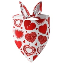 Small Dog Sweaters Valentine's Day Pet Clothing Love Pet Water Scarf Dog Scarf Pet Accessories Dog ScarfB One Size