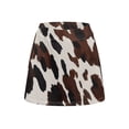 thumbnail image 5 of Garronmavis Golf Tennis Skirt for Women with Pockets Casual Pickleball Skirt Inner Shorts High Waisted Mini Skort Womens Animal Print Skort, Retro Cow Print, Size L, 5 of 7