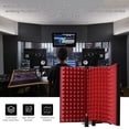 thumbnail image 3 of Amdohai 3-door Professional Studio Recording Microphone Isolation Shield Folding Pop, 3 of 8