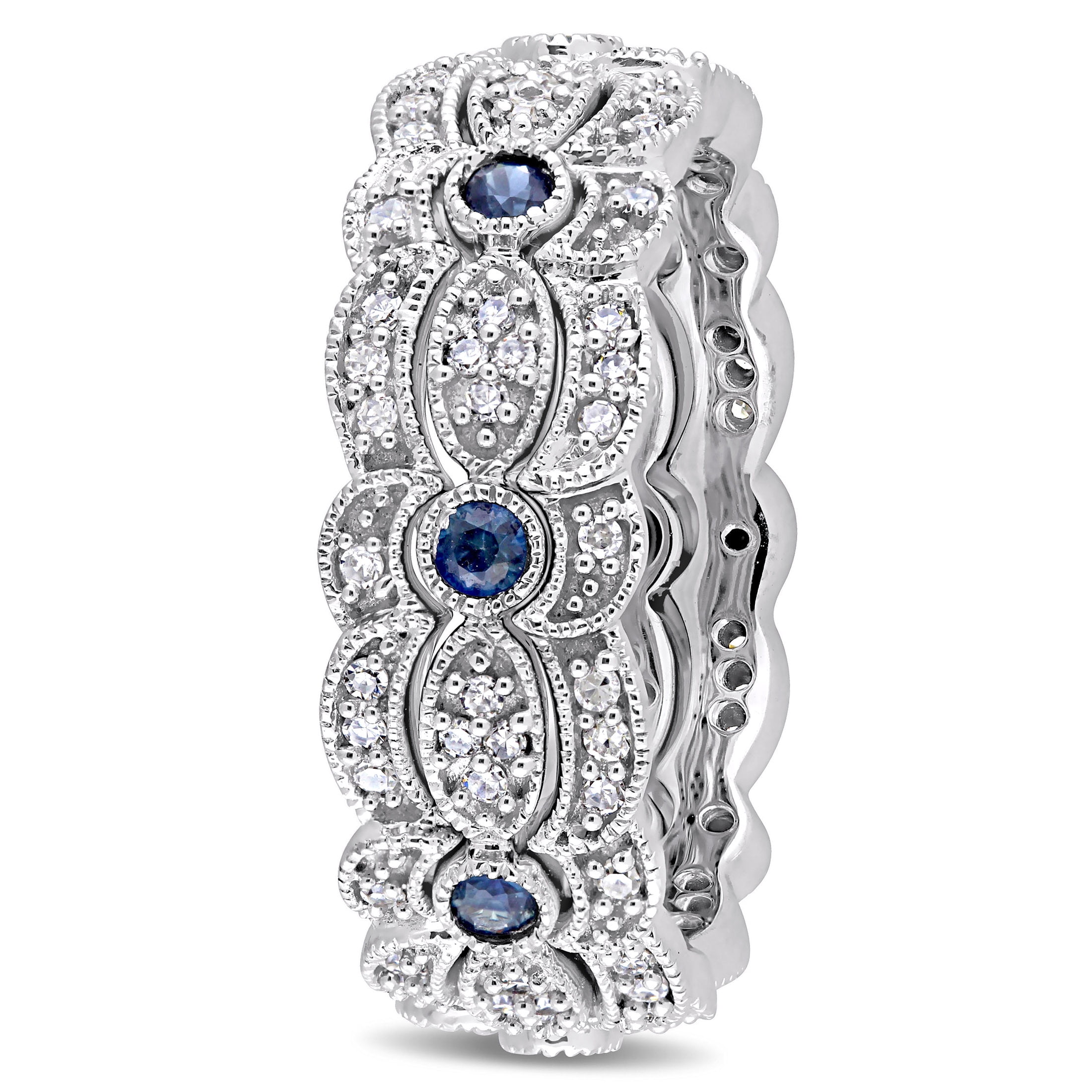Everly Women's Sapphire 14k White Gold Ring