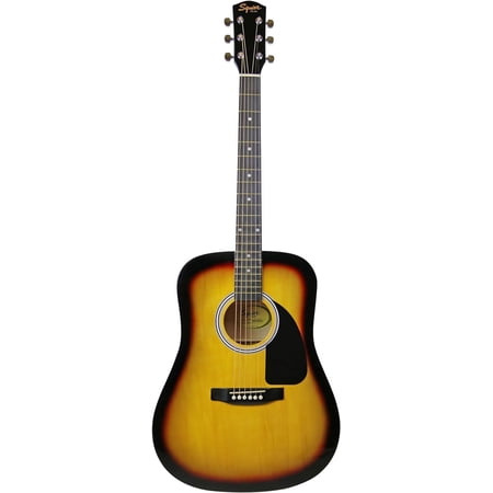 Squier SA-150 Dreadnought Acoustic Guitar, Black