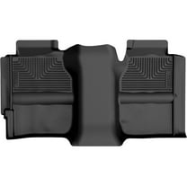 Husky Weatherbeater 2nd Row Floor Mat Fits 1999-2007 Chevy Silverado/GMC Sierra 1500-3500 Extended Cab incl. Classic Black 1 Pc