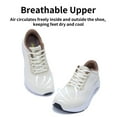 thumbnail image 6 of AOV Wide Toe Box Shoes Women Arch Support Walking Shoes for Plantar Fasciitis Orthotic Air Tennis Sneakers Beige Size 8.5, 6 of 7