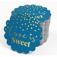 thumbnail image 4 of Inkdotpot Love Is Sweet Wedding Bottle Tag Real Gold Foil Favor Hang Tags 100 Pack, 4 of 7