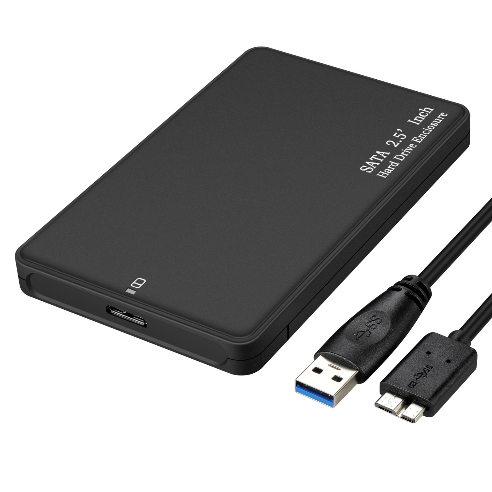 External Backup Hard Drive Case 2TB USB 3 0 Enclosure 2 5 Portable HDD  External Backup Hard Drive Case 2TB USB 3 0 Enclosure 2 5 Portable HDD