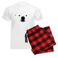 thumbnail image 6 of CafePress - Polar Bear Face Men's Light Pajamas - Men's Light Loose Fit Cotton Pajama Set, 6 of 7