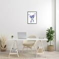 thumbnail image 2 of Happy Chihuahua Casual Composition Animals & Insects Graphic Art Black Framed Art Print Wall Art, 2 of 7