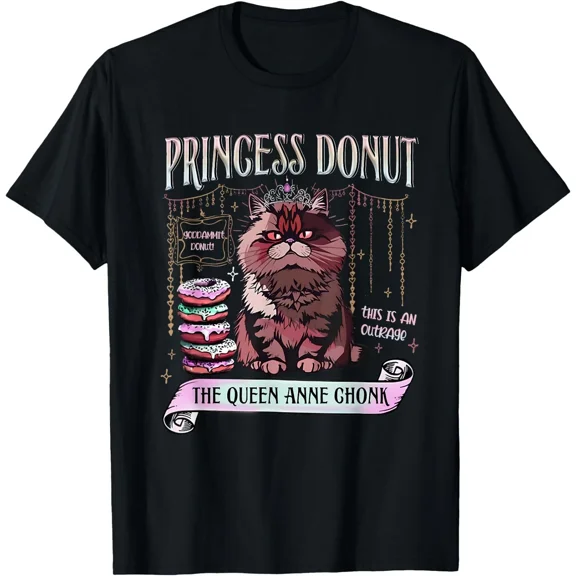 Princess Donut Dungeon Crawler Carl Book Lover Novelty Art Unisex T-Shirt ,up to size 5XL