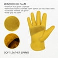 thumbnail image 6 of HANDLANDY Leather Work Gloves, Stretchable Wrist Rigger Glove for Men & Women, 6 of 6