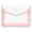 Pink, variant on CJWD Letter Size Translucent Document Wallet, Expanding Plastic Envelope Folder with Reinforced Edges, Chic Personal File Organizer Bag for Teenagers, Pink