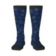 thumbnail image 1 of Fotbe Snowflake Dark Blue Calcetas Divertidas Estampadas para Hombre y Mujer, Calcetas de Algodón hasta la Rodilla para Caminar, Correr, Enfermería y Embarazo, 1 of 6
