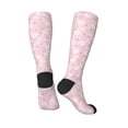 thumbnail image 4 of Balery Easter Cute Rabbit Printed Novelty Socks Men's Women's Crew Socks Sports Socks Knee High Socks Cotton Socks Quirky and Cool Socks, 4 of 9