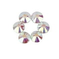 thumbnail image 1 of 1400pcs/SS16 Glass Crystal Round Flat Gems Resin Rhinestone Back Rhinestones Gems White AB, 1 of 6