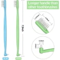 thumbnail image 2 of Lessic Tufted Toothbrush Braces Toothbrush Double Head V-trimmed Bristle Toothbrush Soft Trimmed Toothbrush Single Tufted Toothbrush For Braces Detail, 2 of 5