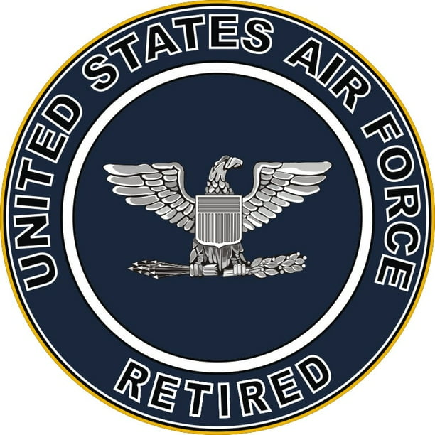 8 Inch U S Air Force Retired Colonel Decal Sticker Walmart Com Walmart Com