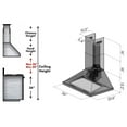 thumbnail image 6 of ZLINE 36 in. Outdoor Wall Mount Range Hood in Stainless Steel (696-304-36), 6 of 10