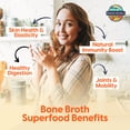 thumbnail image 2 of Paradise Naturals 100% Grass-Fed Organic Beef Bone Broth Protein Powder, Active Probiotics, Collagen Peptide Rich, 15g Protein, Non-GMO, Low Sodium, Healthy Skin, Gut Health, Paleo Keto, No Gluten, 2 of 5