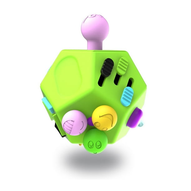 Acheter Cube Fidget à 12 côtés, jouet Dodecagon Fidget pour enfants et  adultes, soulagement du stress et de l'anxiété, anti-dépression avec TDAH,  ADD TOC, autisme