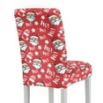 thumbnail image 2 of Xoenoiee Santa Claus Sock Candy Star Print Dining Room Chair Covers, Stretch Kitchen Chair Covers Christmas Decor Washable Parsons Chair Slipcover Removable Dining Chair Protectors, 1 Set, 2 of 7