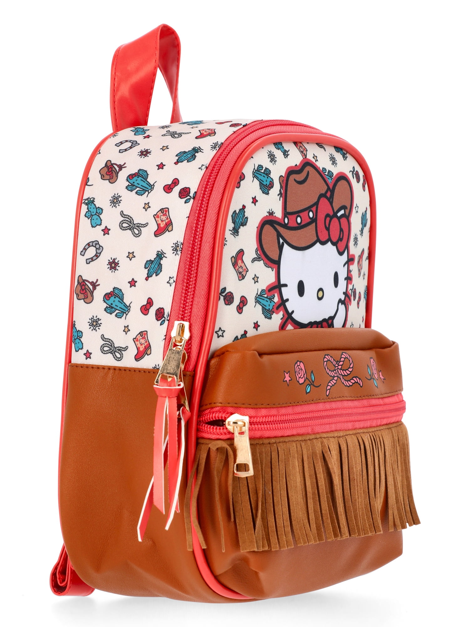 Hello Kitty Girls 9" Hello Kitty Mini Backpack, Tan