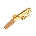 thumbnail image 1 of Cuello Doblado de Latón Chapado en Oro para Saxofón Soprano Sunnimix, 1 of 8