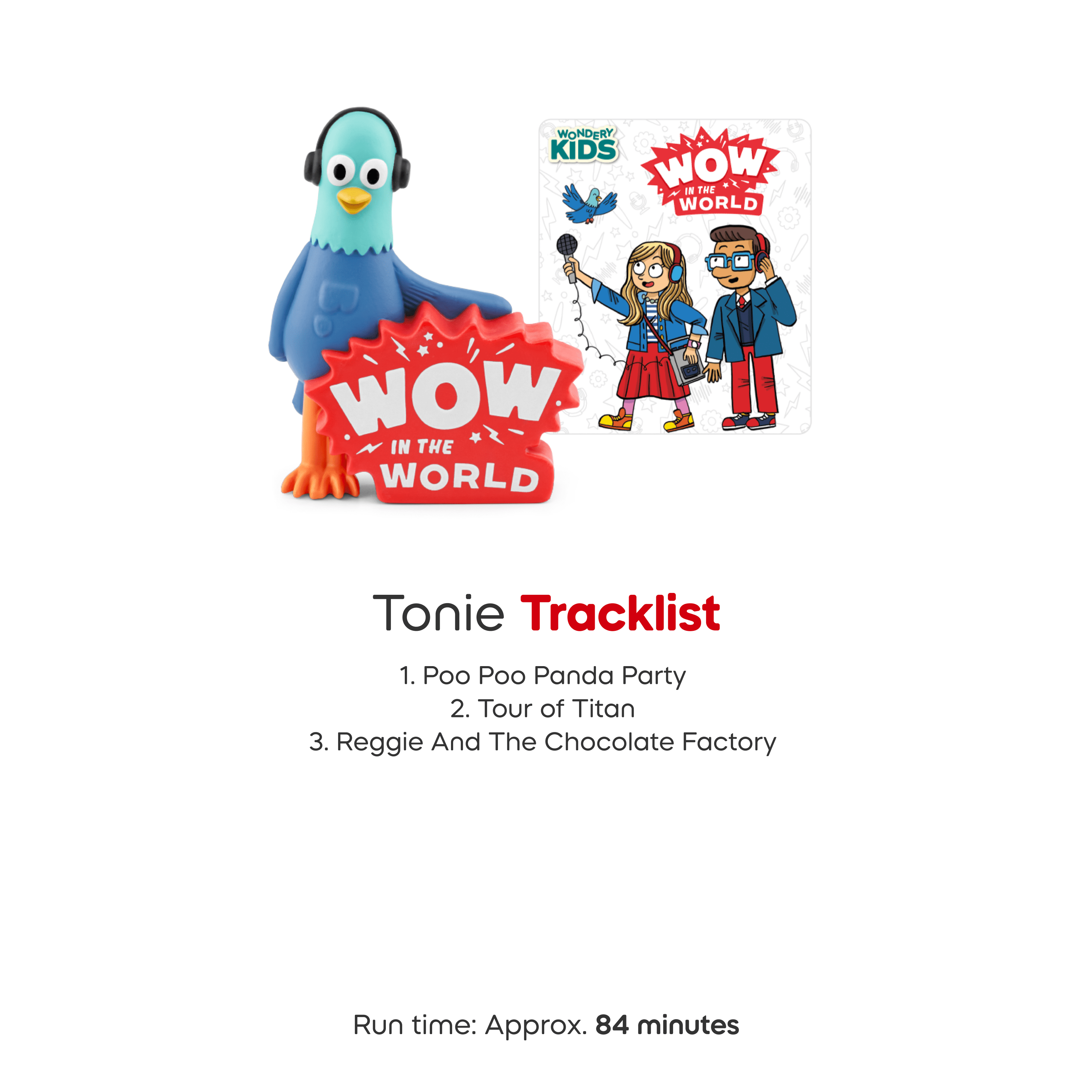 tonies WOW in the World: Reggie Audio Play Figurine