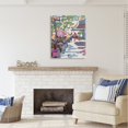 thumbnail image 3 of Stupell Industries Abstract City Market Abstract Painting Gallery Wrapped Canvas Art Print Wall Art, 30 x 40, 3 of 8