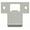 Brass, variant on TSPE250U15 Extended T-Strike (2-3/4" x 2-1/2" ); Satin Nickel Finish