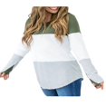thumbnail image 2 of T-Shirt d'Allaitement à Rayures pour Femmes Enceintes à Manches Longues, Col Rond, 2 of 6