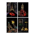 thumbnail image 1 of Juego de 4 piezas de Papel para rascar Strade Fareast Limited arte manualidades creativo, 1 of 8