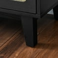 thumbnail image 5 of PORKISS 6 Drawer Dresser, Wooden Storage Dresser with Drawers for Bedroom, Living Room, Hallway, Black, 5 of 12
