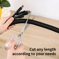 thumbnail image 4 of AOOOWER Braided Cord Protectors For Engine Motorcycle Home Office Wire Concealment, 4 of 8