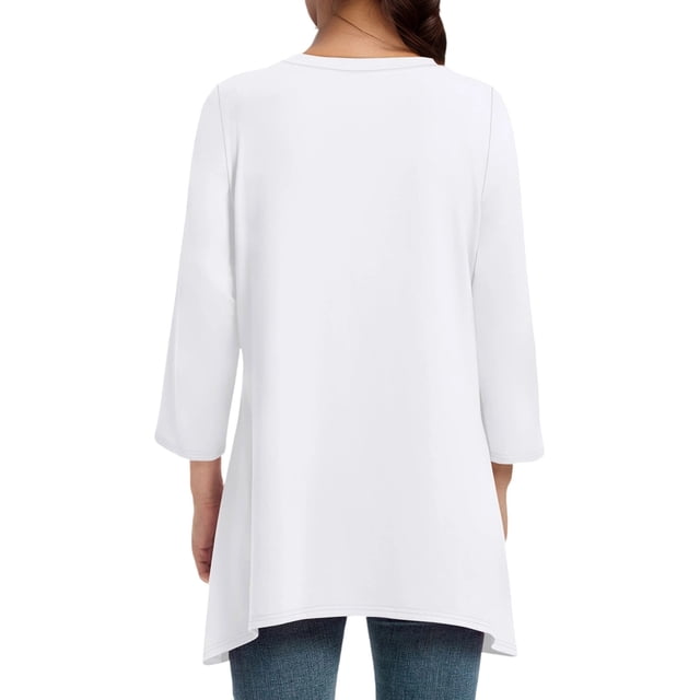 T-shirt d'Été Décontracté pour Femme à Manches Courtes et Col Rond pour un Confort et un Style au Quotidien avec Denim