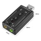 thumbnail image 2 of 7.1 Tarjeta de sonido USB para PC externa Adaptador de audio para micrófono y auriculares AUX de 3,5 mm, 2 of 5