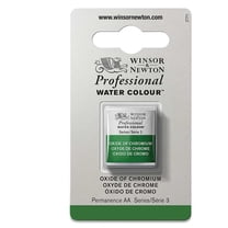 Winsor & Newton Professional Watercolor - Oxide of Chromium, Half Pan