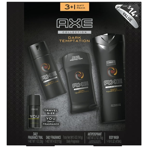 AXE Dark Temptation Gift Box (Body Spray / Body Wash