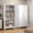 71''H White-Arc, variant on Polup 71" H Adult Metal Armoire Wardrobe Closet with Hanging Rod, Adjustable Shelves, White