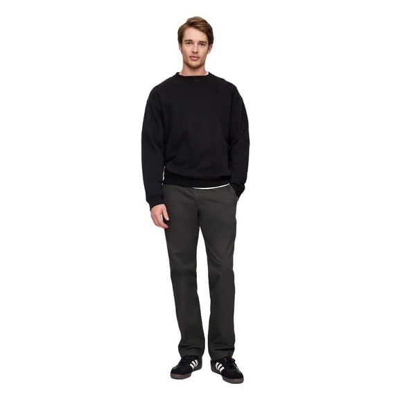 Pantalones Chino GAP Essential Corte Recto Suave Negro para Hombre