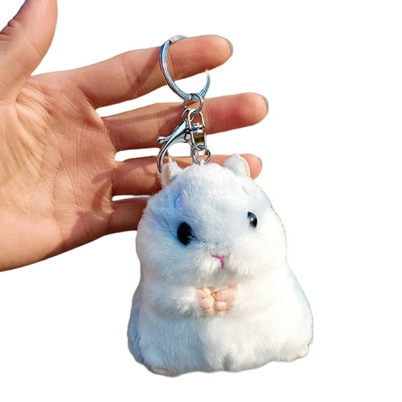 Cartoon Hamster Toy Handbag Bag Purse Pendant Keychain Key Holder Toy